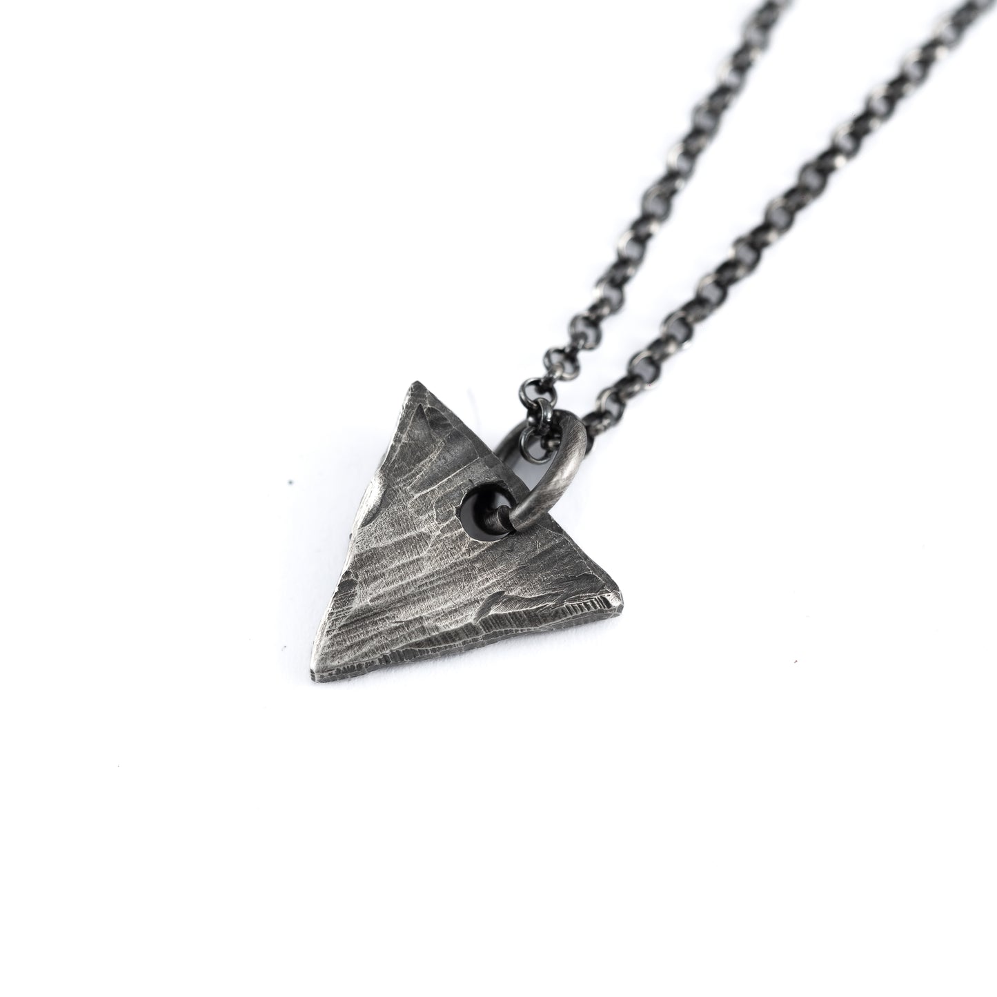 Rustic Triangle pendant