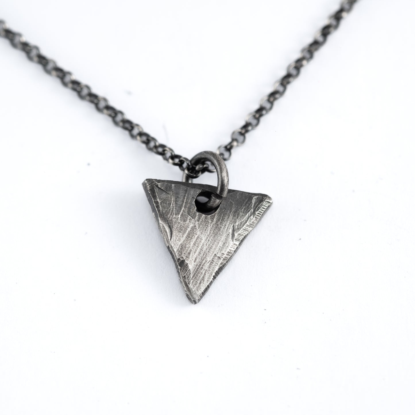 Rustic Triangle pendant
