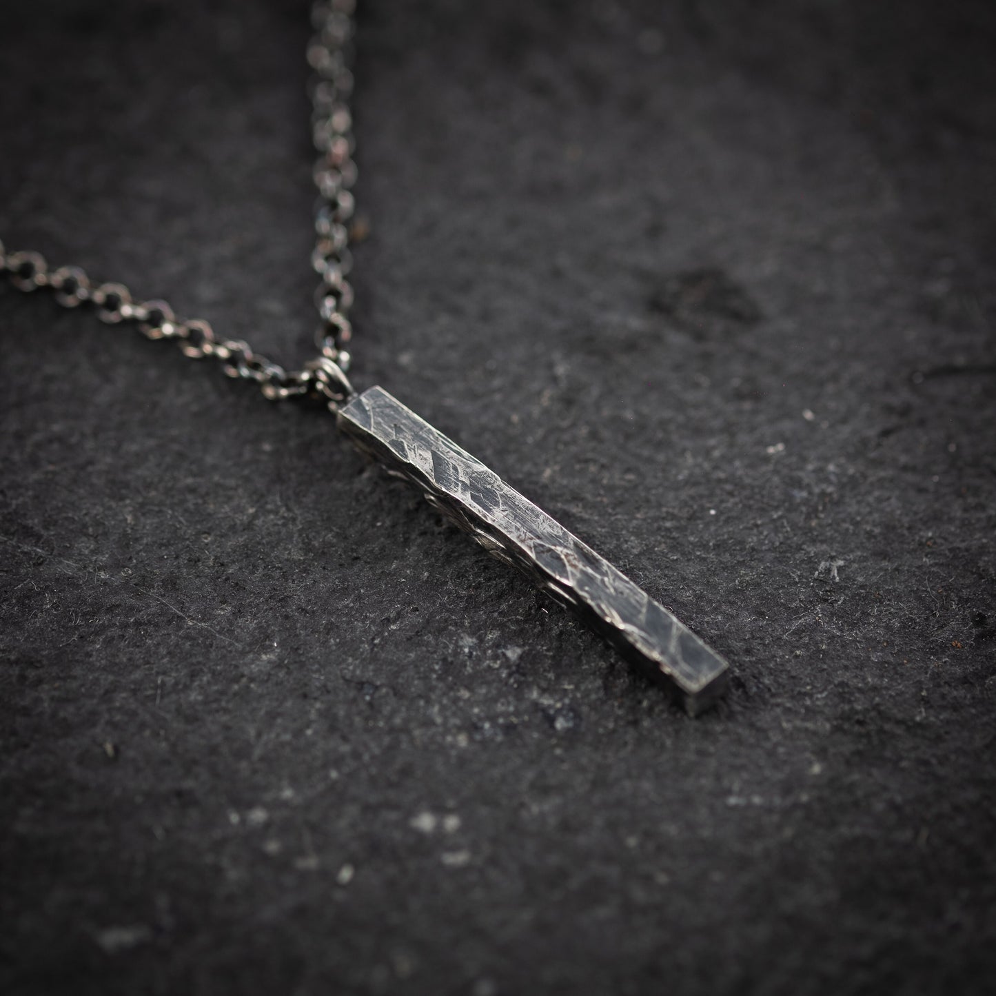 Mens silver Necklace, Handmade Silver jewelry, Minimalist jewelry, Christmas boyfriend gift, Unique gifts, Husband gift, Gift for him