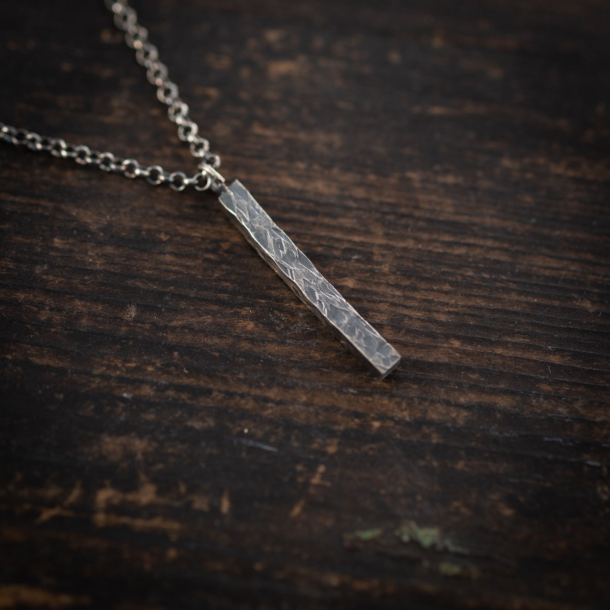 Mens silver Necklace, Handmade Silver jewelry, Minimalist jewelry, Christmas boyfriend gift, Unique gifts, Husband gift, Gift for him
