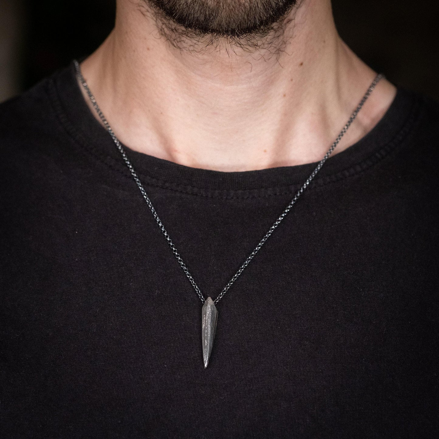 Silver Viking Protection Amulet Necklace, mens jewelry, Gift for him, Mens gift, Boyfriend boyfriend gift, Husbant gift, Gift for him