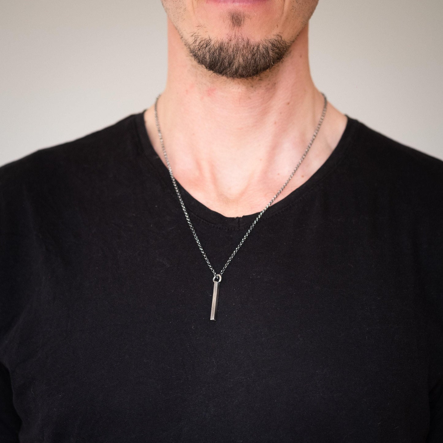 Rustic Bar Necklace