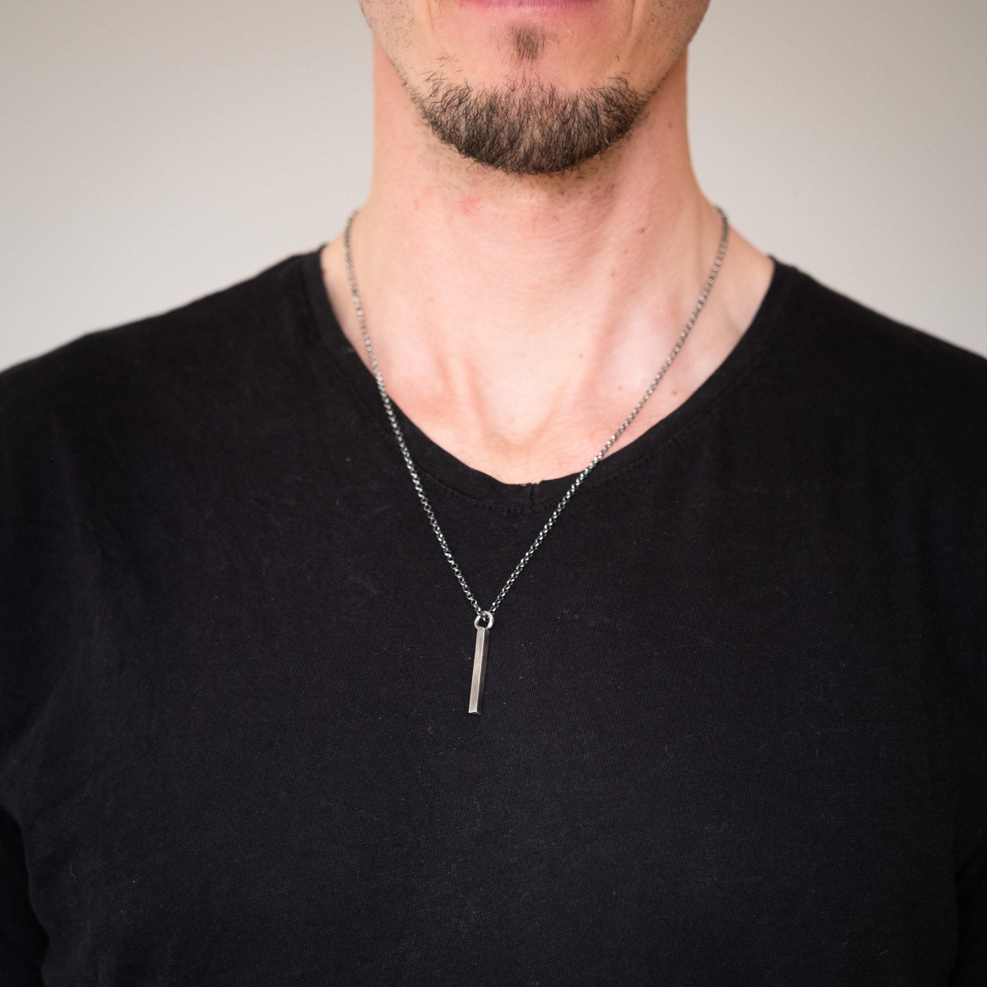 Rustic Bar Necklace