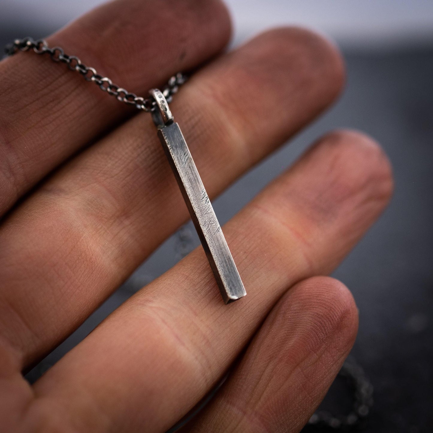 Rustic Bar Necklace