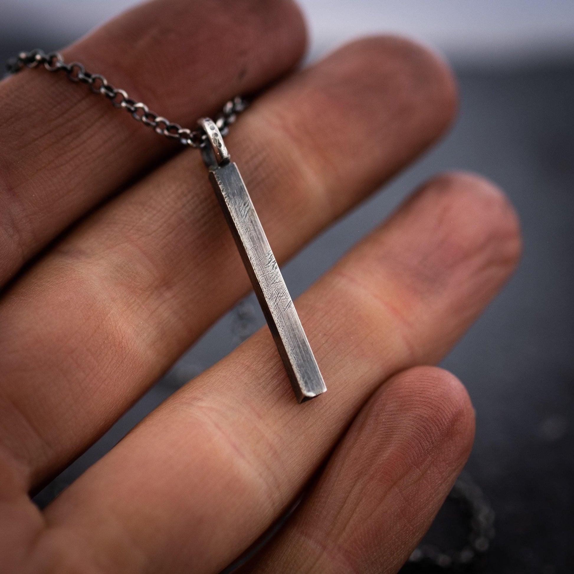 Rustic Bar Necklace