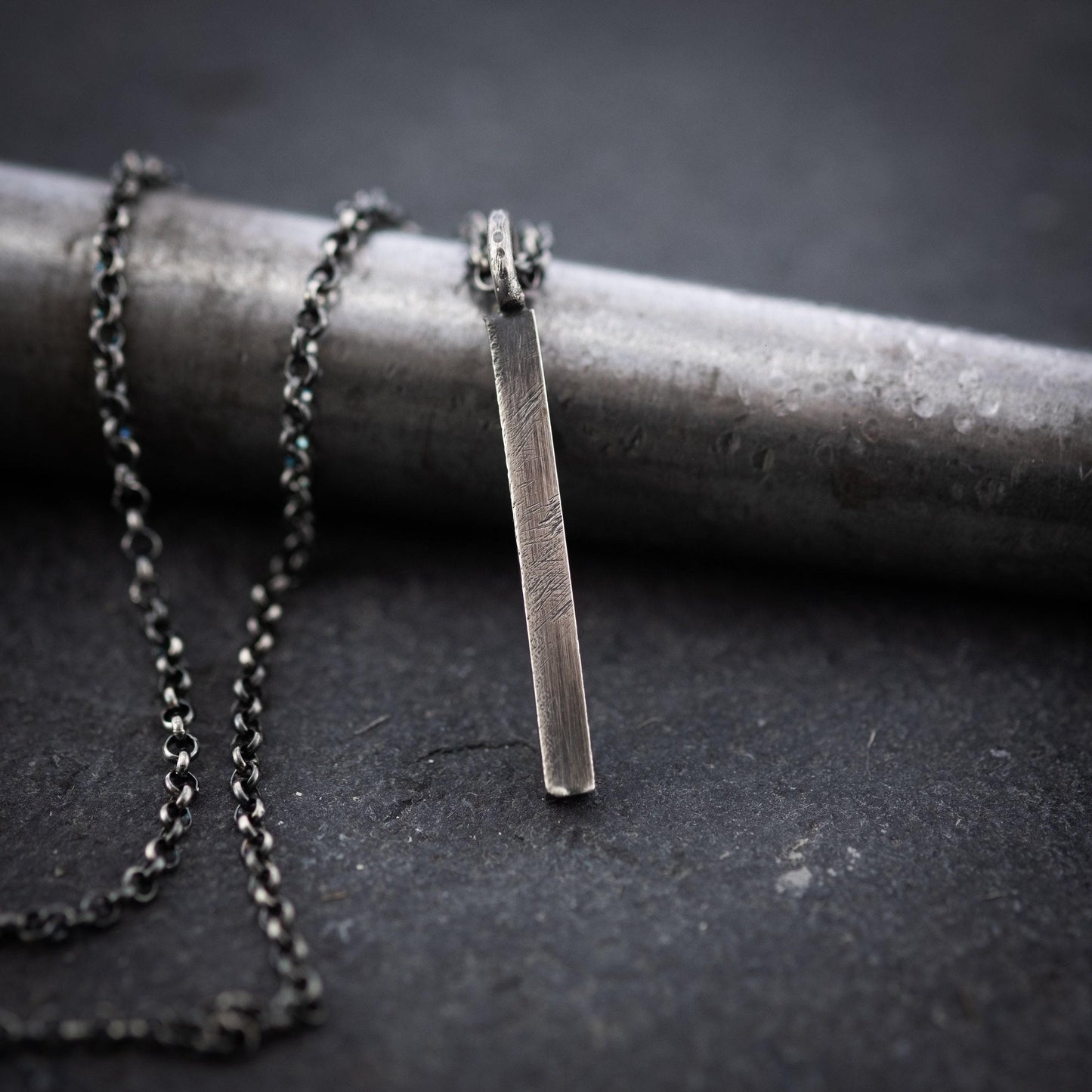Rustic Bar Necklace