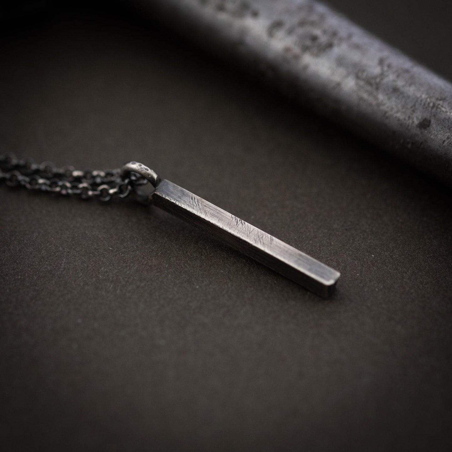 Rustic Bar Necklace