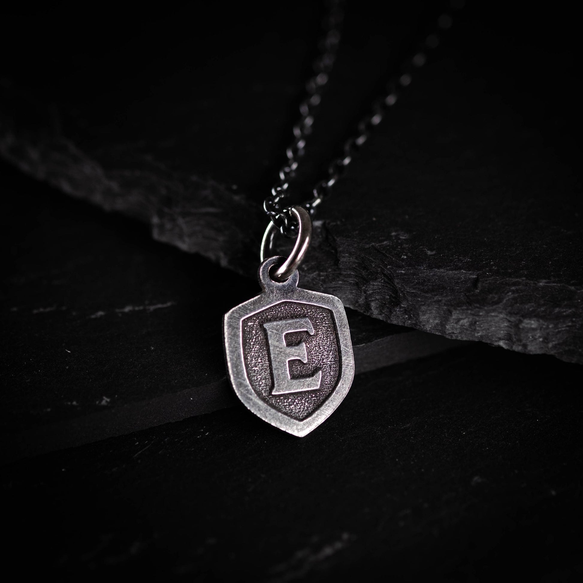 Men's silver initial necklace, Custom Letter gift For Men, Personalized Jewelry, Gift For Him