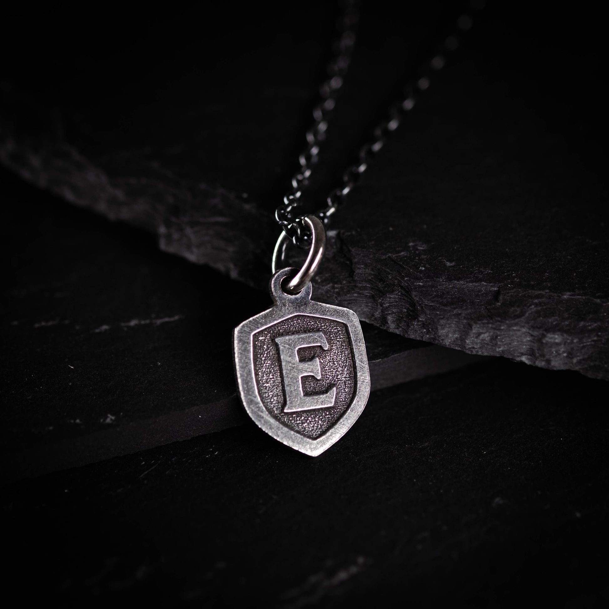 Men's silver initial necklace, Custom Letter gift For Men, Personalized Jewelry, Gift For Him