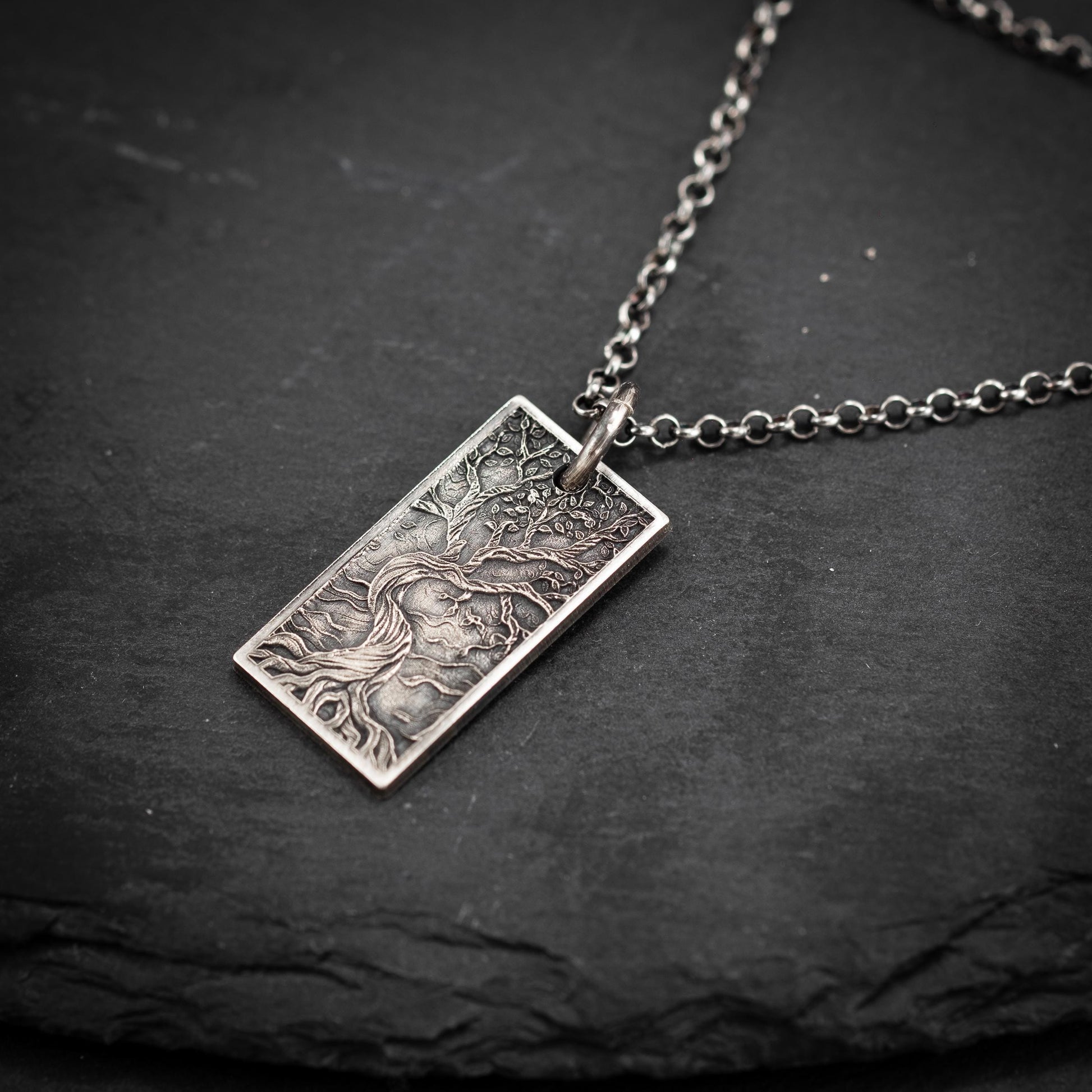 Sterling Silver Tree Of Life Necklace, Tree Of Life Jewellery, Necklaces for Men, Bridesmaid Gift, Gift for Her, Birthday Gift, Christmas