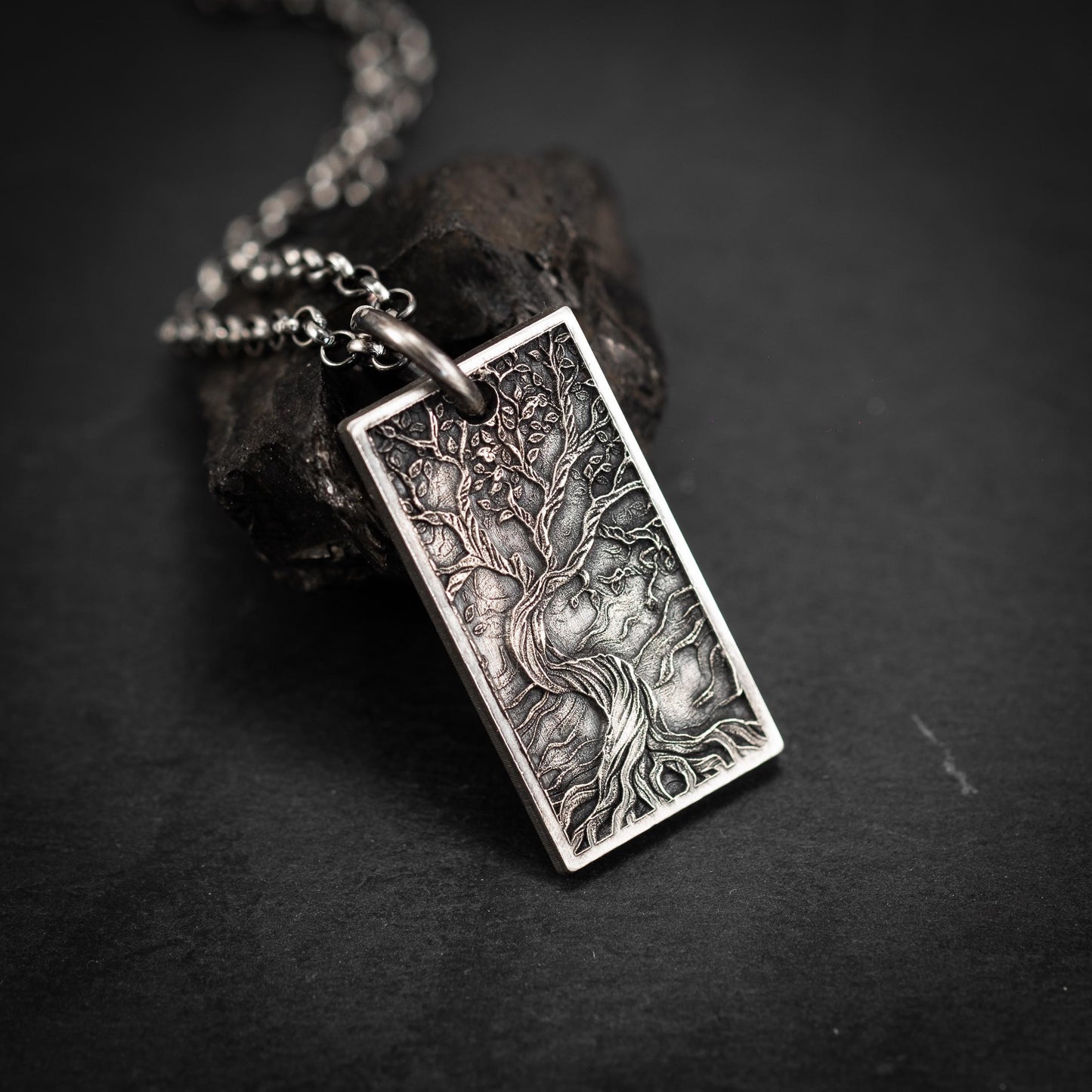Sterling Silver Tree Of Life Necklace, Tree Of Life Jewellery, Necklaces for Men, Bridesmaid Gift, Gift for Her, Birthday Gift, Christmas