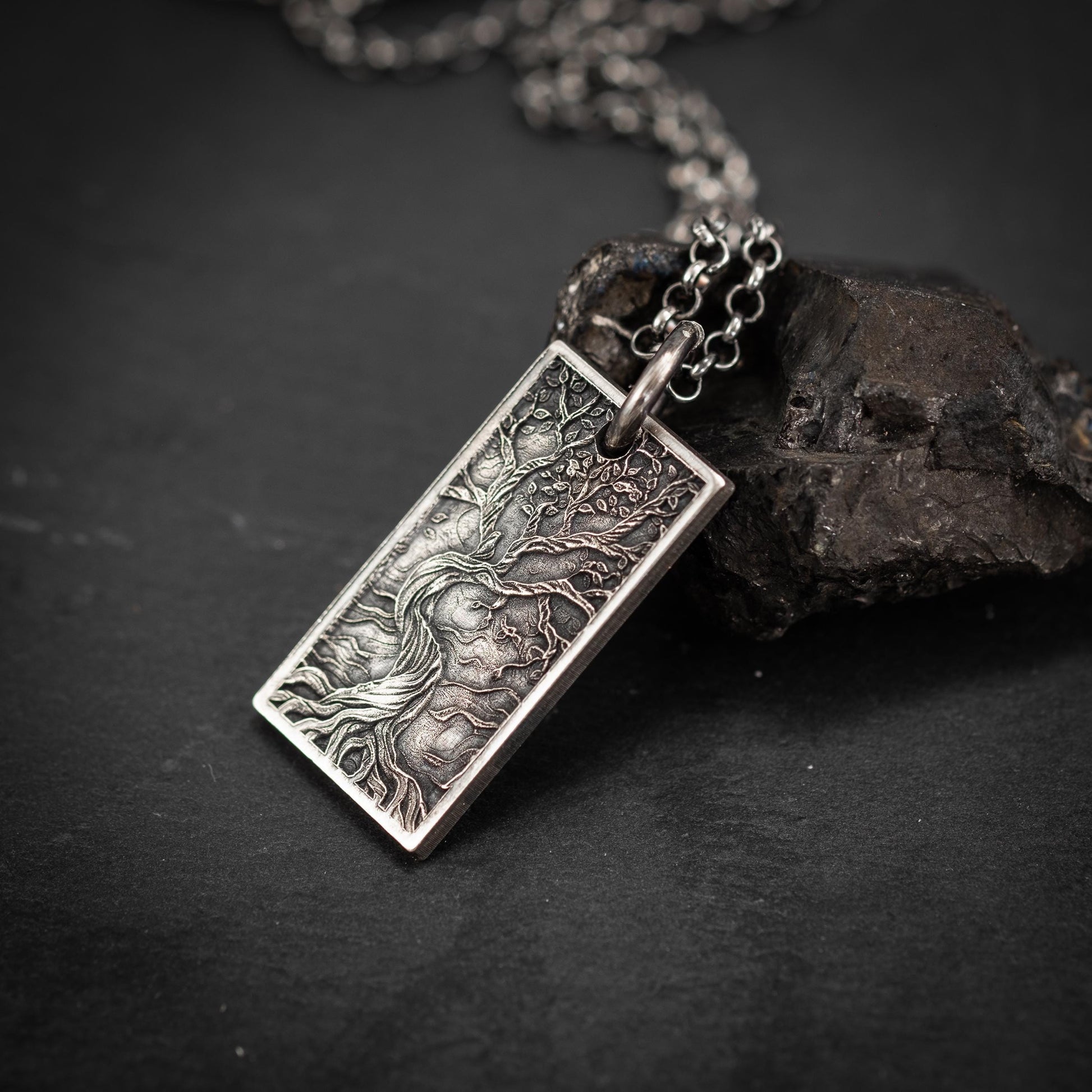 Sterling Silver Tree Of Life Necklace, Tree Of Life Jewellery, Necklaces for Men, Bridesmaid Gift, Gift for Her, Birthday Gift, Christmas