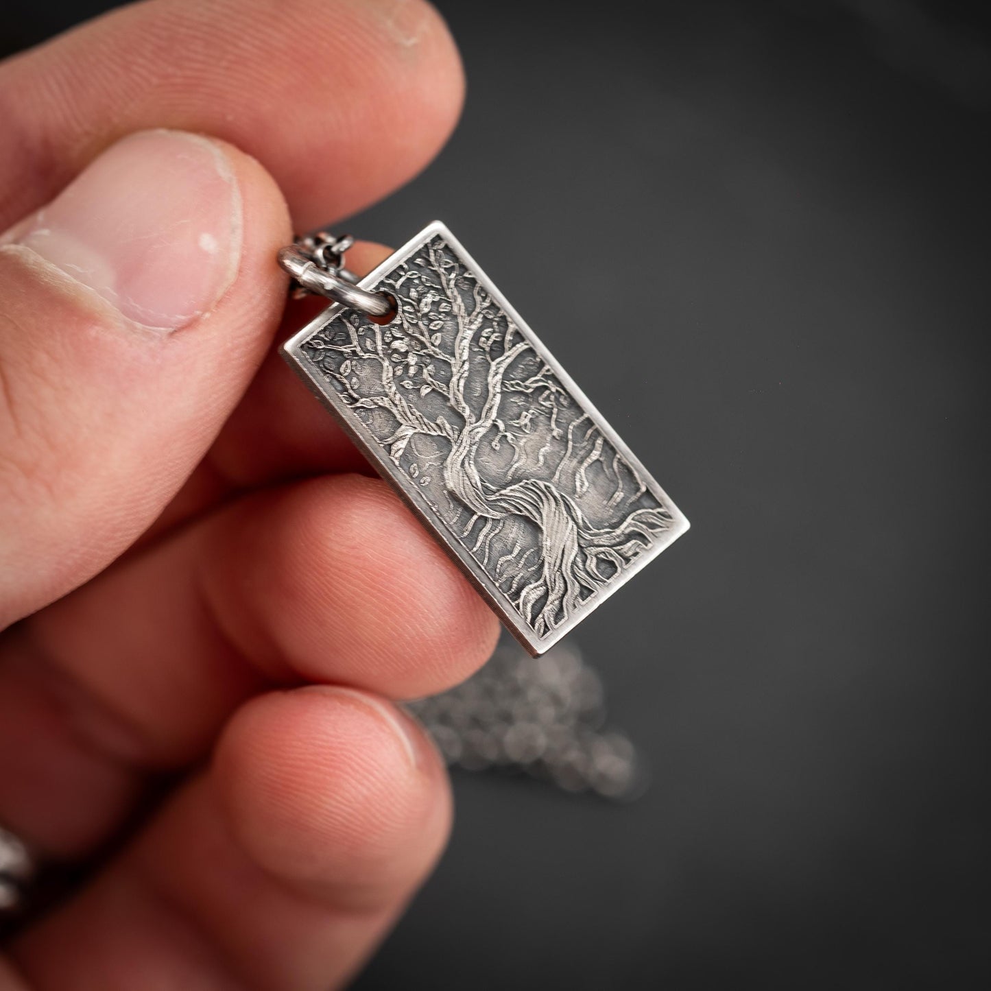 Sterling Silver Tree Of Life Necklace, Tree Of Life Jewellery, Necklaces for Men, Bridesmaid Gift, Gift for Her, Birthday Gift, Christmas