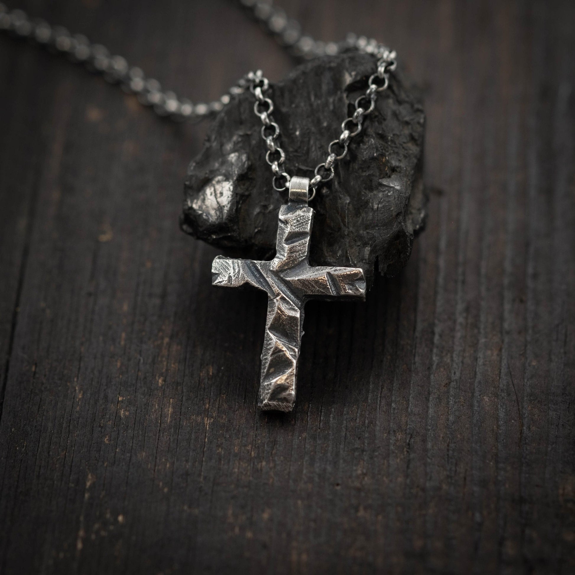 Cross Mens necklace