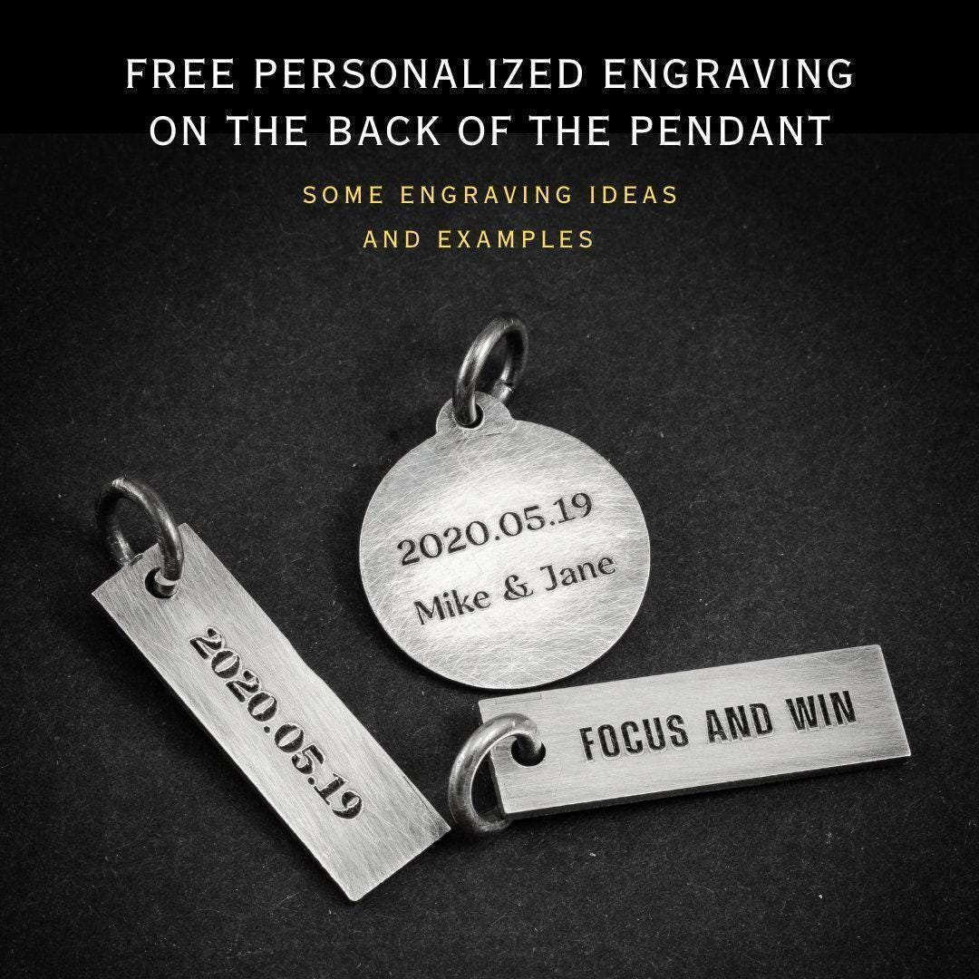 Wolf and moon Necklace, Wolf Silver Charm, Sterling Silver handmade jewelry,Wolf wilderness Pendant