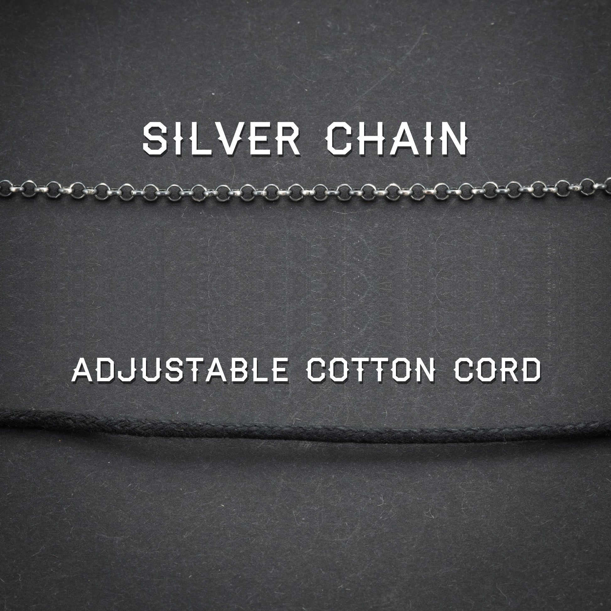 Viking Thor's Hammer Necklace, Rustic Silver (Unisex Pendant)