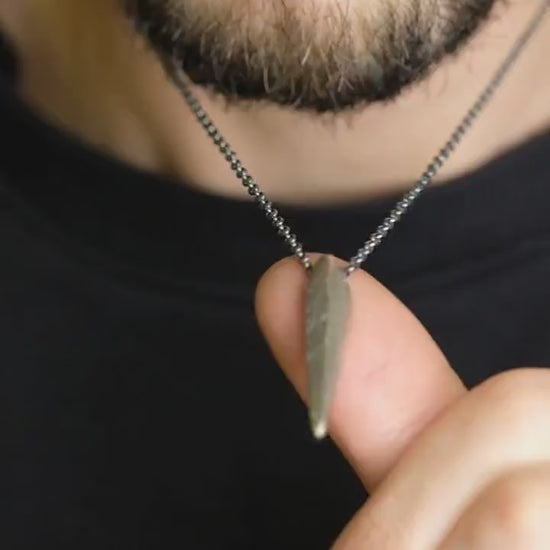 Silver Viking Protection Amulet  Necklace, mens jewelry,  Gift for him, Mens gift, Boyfriend boyfriend gift, Husbant gift, Gift for him