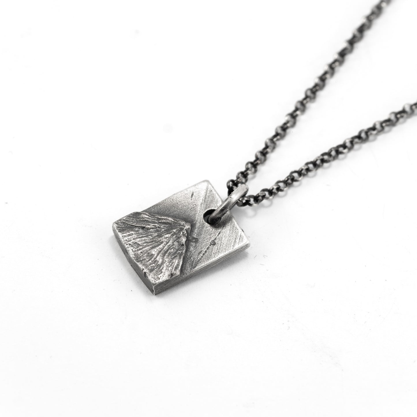 Mountain Wanderlust Square necklace