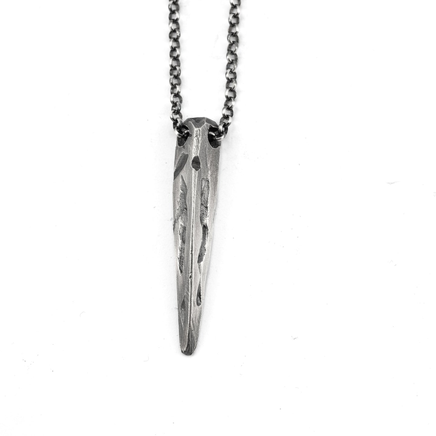 Silver Spike Protection Amulet