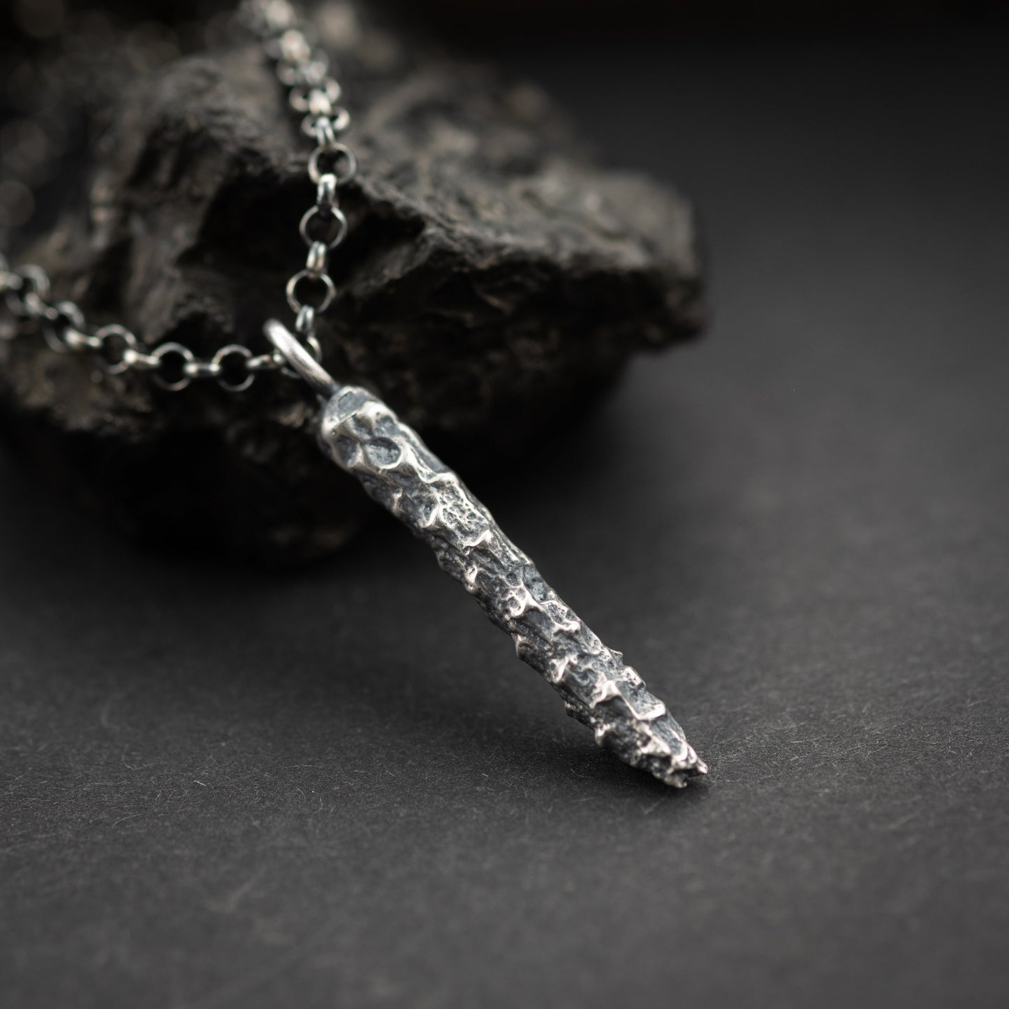 Nature Silver Necklace, Tree Branch Silver Necklace, Unique gift for women, Handmade jewelry, Mens gift, Boyfriend Christmas gift