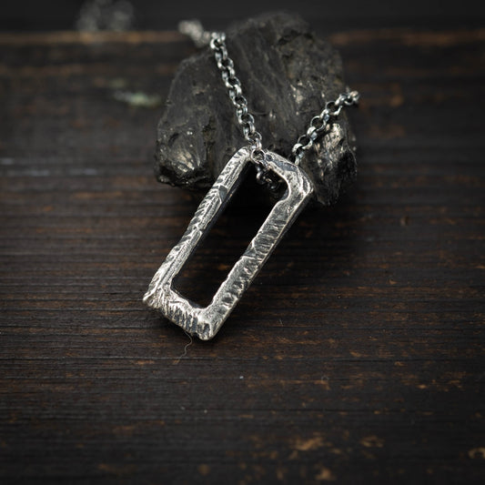 Unique mens Silver Necklace, Handmade Jewelry, Viking jewelry,  Gift for him, Mens gift, Boyfriend gift, Husbant gift, Gift for him