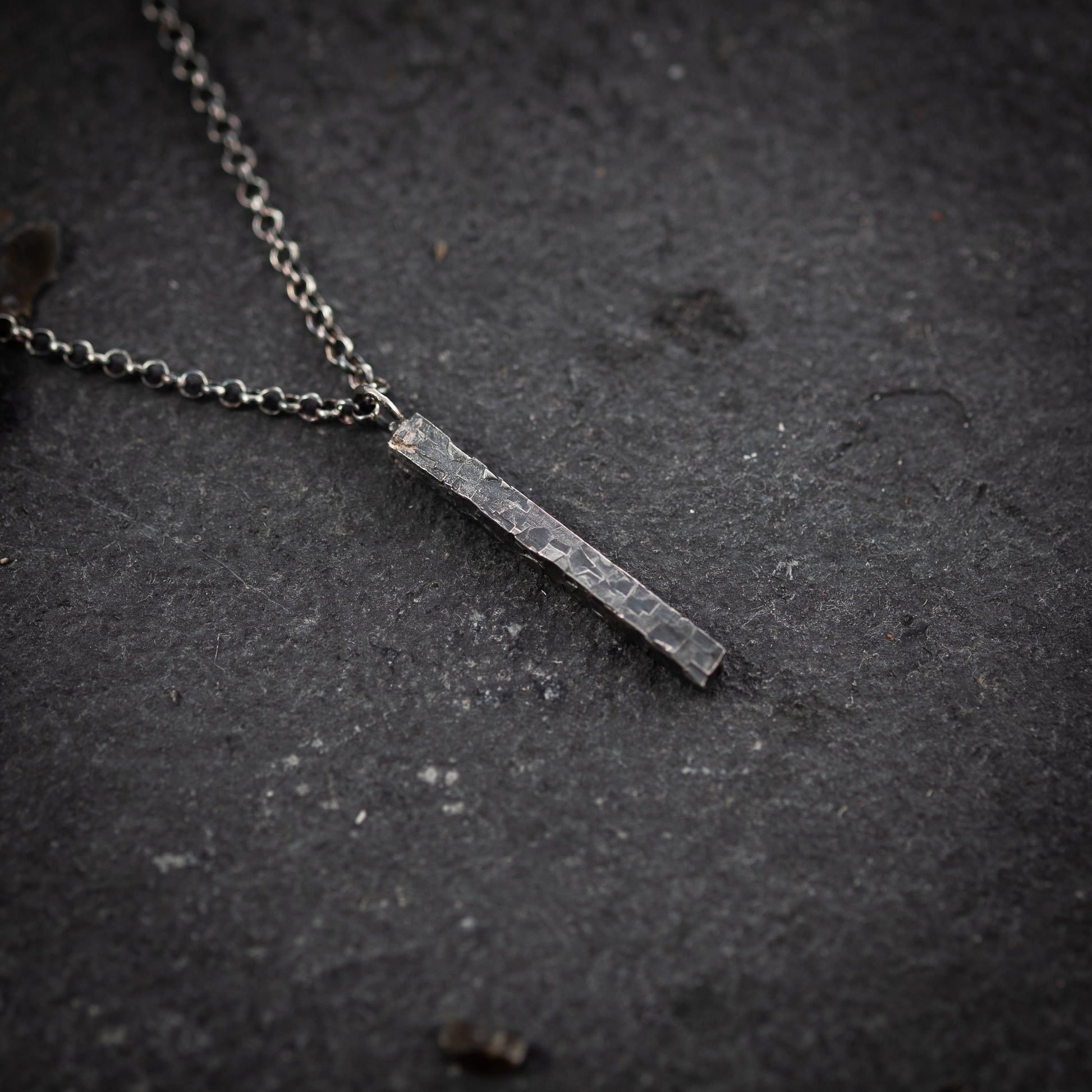 Mens silver Necklace, Handmade Silver jewelry,  Minimalist jewelry, Christmas boyfriend gift, Unique gifts,  Husband gift, Gift for him