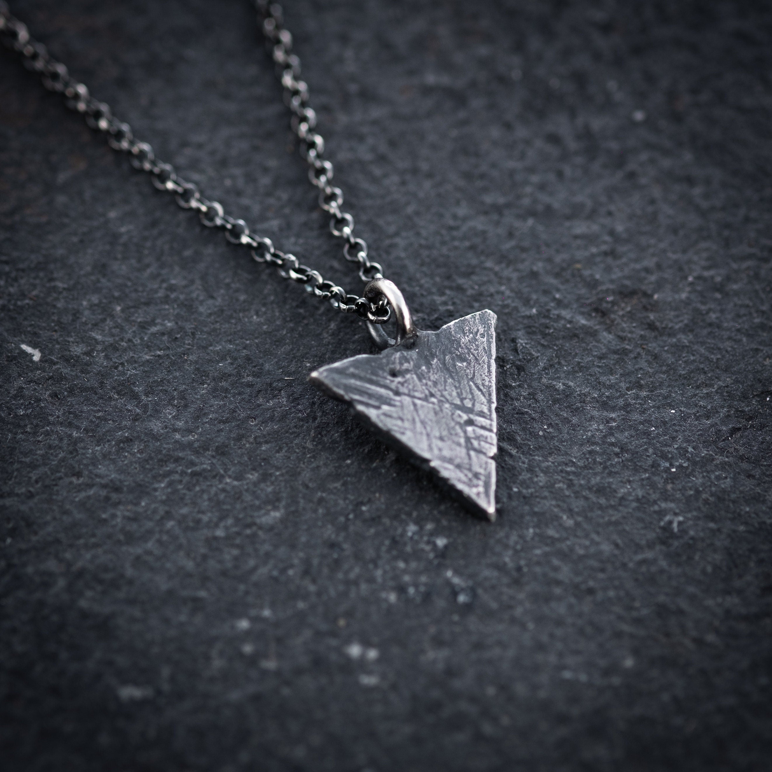 Buy Fashion Frill Exclusive Men's Necklace Triangle Arrow Head Pendant Mens  Jewelry-Gift for Him Black Silver Chain Pendant For Men Boys Online at Best  Prices in India - JioMart.