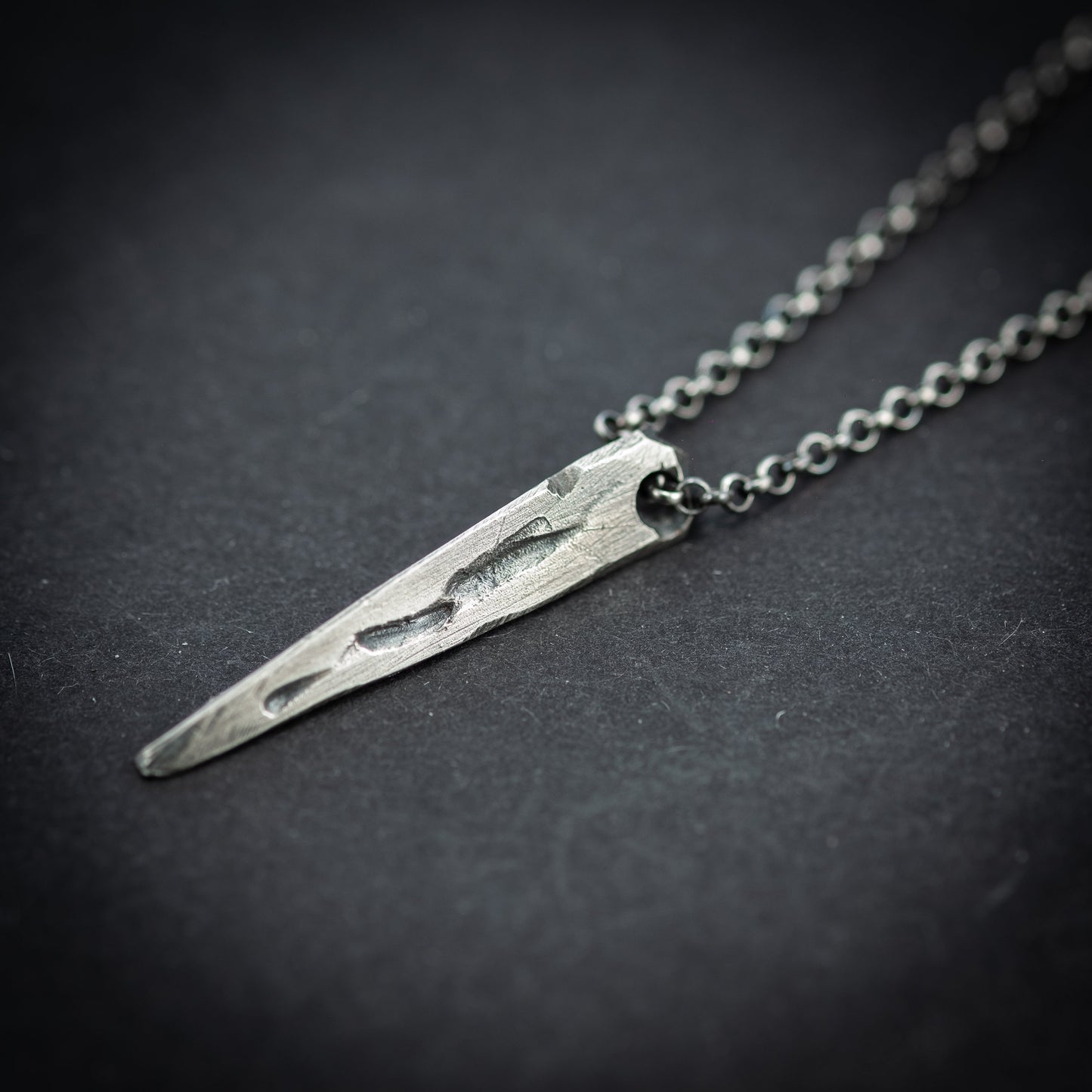 Silver Spike Protection Amulet  Necklace, Viking jewelry,  Gift for him, Mens gift, Boyfriend boyfriend gift, Husbant gift, Gift for him